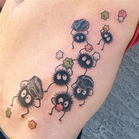 spirited away soot sprites tattoo|Studio ghibli soot sprites tattoo